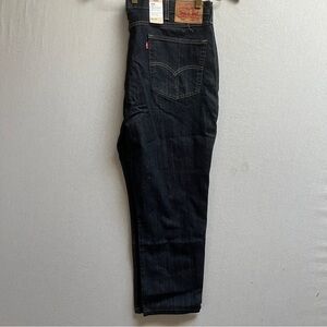 Levi's 514 Straight Fit Dark Wash Denim Jeans Men's Size 40x30 NWT